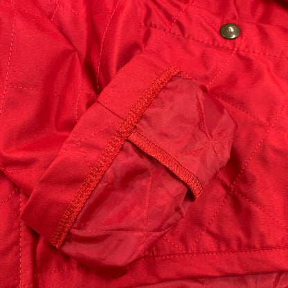【中古品】【メンズ】 LAVENHAM ラベンハム 14S-W-MF ZIUP QUILTING HOODED JACKET ジップアップ キルティング フーデッド ジャケット アウター 141-260814-cs-20-izu サイズ：36 カラー：レッド 万代Net店