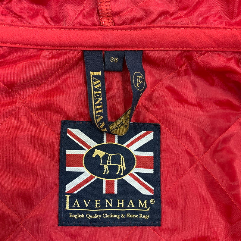 【中古品】【メンズ】 LAVENHAM ラベンハム 14S-W-MF ZIUP QUILTING HOODED JACKET ジップアップ キルティング フーデッド ジャケット アウター 141-260814-cs-20-izu サイズ：36 カラー：レッド 万代Net店