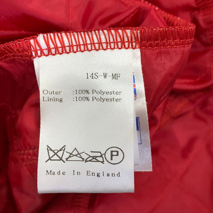 【中古品】【メンズ】 LAVENHAM ラベンハム 14S-W-MF ZIUP QUILTING HOODED JACKET ジップアップ キルティング フーデッド ジャケット アウター 141-260814-cs-20-izu サイズ：36 カラー：レッド 万代Net店