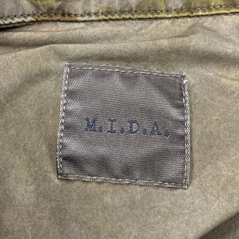【中古品】【メンズ】 M.I.D.A ミダ M191212 CAMO ANORAK OVER DYE カモ アノラック オーバー ダイ アウターアウター 141-260812-cs-10-izu サイズ：44 カラー：マルチ 万代Net店