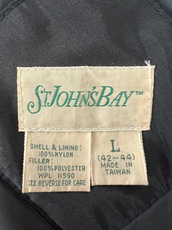 【現状渡し品】【メンズ】 St.John's Bay セントジョンズベイ Color Block Nylon Jacket カラーブロックナイロンジャケット アウター 146-260809-SH-12-hon サイズ：L カラー：レッド ブラック グレー 万代Net店