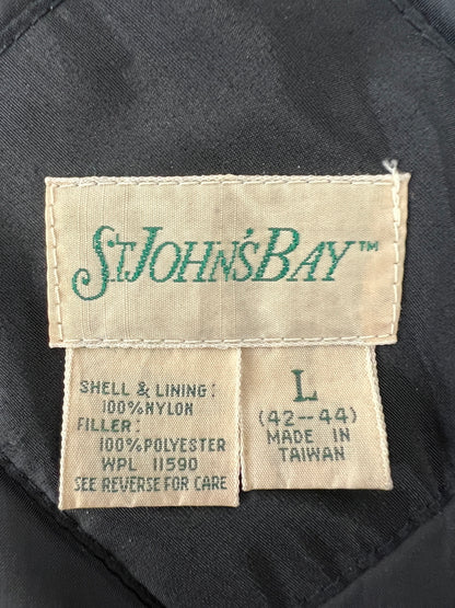【現状渡し品】【メンズ】 St.John's Bay セントジョンズベイ Color Block Nylon Jacket カラーブロックナイロンジャケット アウター 146-260809-SH-12-hon サイズ：L カラー：レッド ブラック グレー 万代Net店