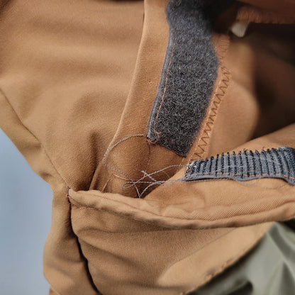 【中古品】【メンズ】 BRANDON COLORADO USA製 DOWN VEST ダウン ベスト アウター 146-260816-kh-04-izu サイズ：S カラー：ブラウン×ベージュ 万代Net店