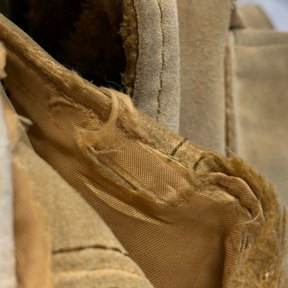 【現状渡し品】【メンズ】 PIONEER WEAR パイオニアウエアー SUEDE LEATHER BOA JACKET スエードレザー ボアジャケット 勲章タグ 146-260822-as-07-izu サイズ：38 カラー：ベージュ 万代Net店