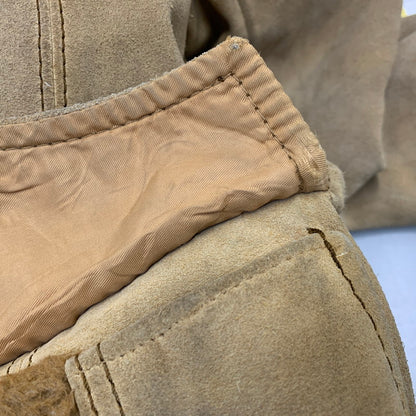 【現状渡し品】【メンズ】 PIONEER WEAR パイオニアウエアー SUEDE LEATHER BOA JACKET スエードレザー ボアジャケット 勲章タグ 146-260822-as-07-izu サイズ：38 カラー：ベージュ 万代Net店