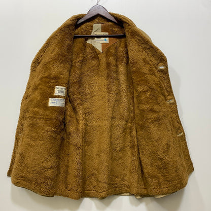 【現状渡し品】【メンズ】 PIONEER WEAR パイオニアウエアー SUEDE LEATHER BOA JACKET スエードレザー ボアジャケット 勲章タグ 146-260822-as-07-izu サイズ：38 カラー：ベージュ 万代Net店
