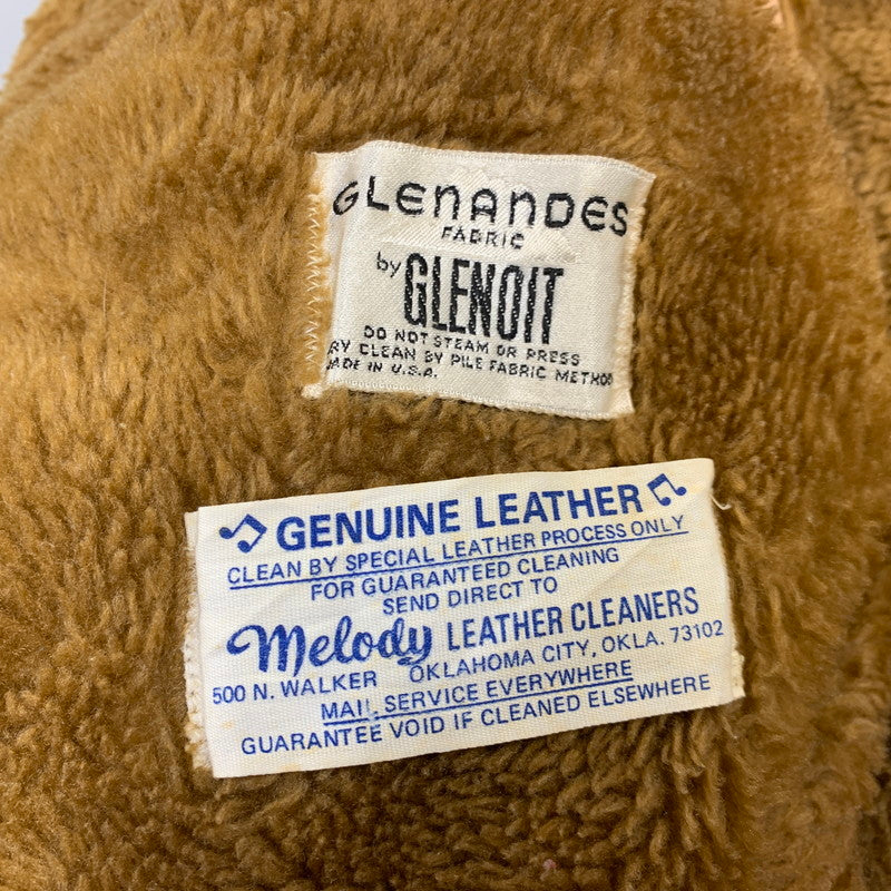【現状渡し品】【メンズ】 PIONEER WEAR パイオニアウエアー SUEDE LEATHER BOA JACKET スエードレザー ボアジャケット 勲章タグ 146-260822-as-07-izu サイズ：38 カラー：ベージュ 万代Net店