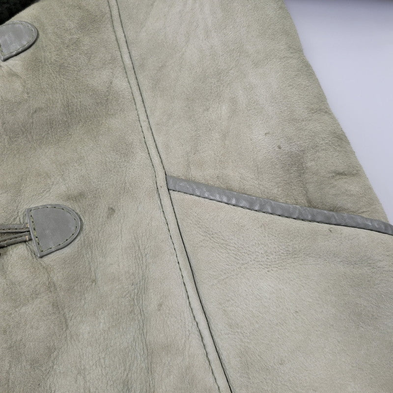【中古品】【メンズ】 CANTERBURY カンタベリー DOUBLE FACE SHEARLING LEATHER SUEDE MOUTON DUFFEL COAT ダブルフェイス シェアリング レザー スエード マウンテンダッフルコート 146-260718-as-13-izu サイズ：14 カラー：グリーン 万代Net店