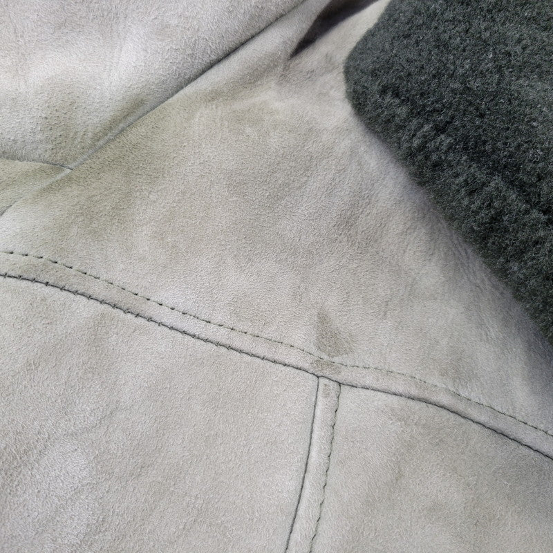 【中古品】【メンズ】 CANTERBURY カンタベリー DOUBLE FACE SHEARLING LEATHER SUEDE MOUTON DUFFEL COAT ダブルフェイス シェアリング レザー スエード マウンテンダッフルコート 146-260718-as-13-izu サイズ：14 カラー：グリーン 万代Net店