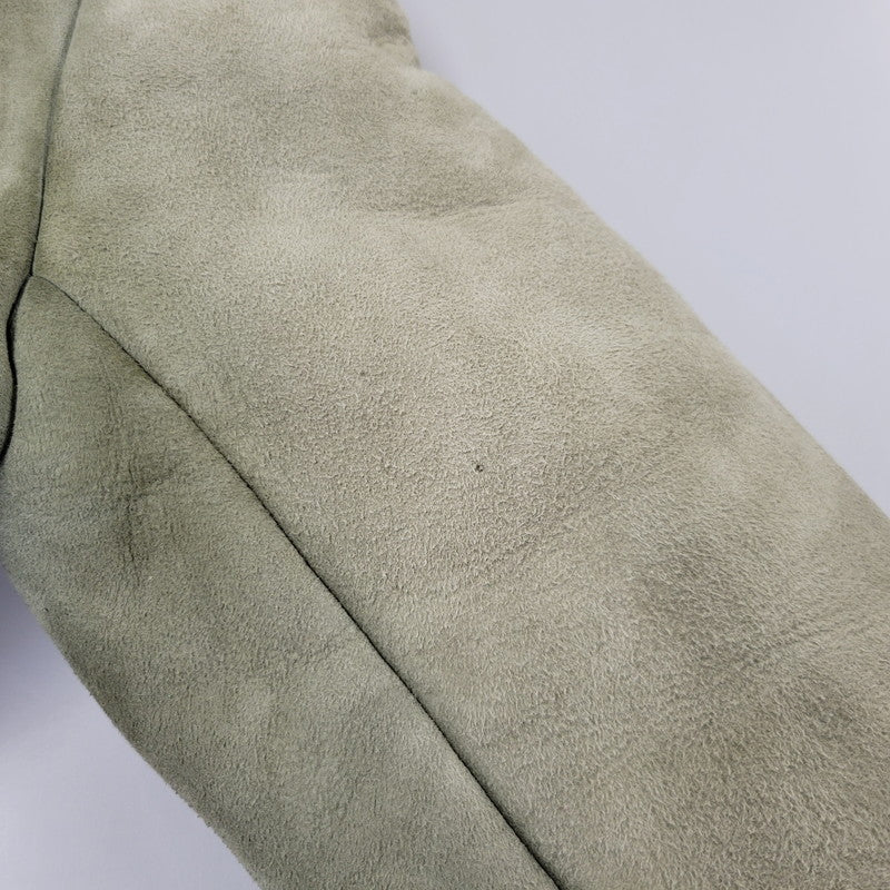【中古品】【メンズ】 CANTERBURY カンタベリー DOUBLE FACE SHEARLING LEATHER SUEDE MOUTON DUFFEL COAT ダブルフェイス シェアリング レザー スエード マウンテンダッフルコート 146-260718-as-13-izu サイズ：14 カラー：グリーン 万代Net店