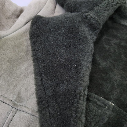 【中古品】【メンズ】 CANTERBURY カンタベリー DOUBLE FACE SHEARLING LEATHER SUEDE MOUTON DUFFEL COAT ダブルフェイス シェアリング レザー スエード マウンテンダッフルコート 146-260718-as-13-izu サイズ：14 カラー：グリーン 万代Net店