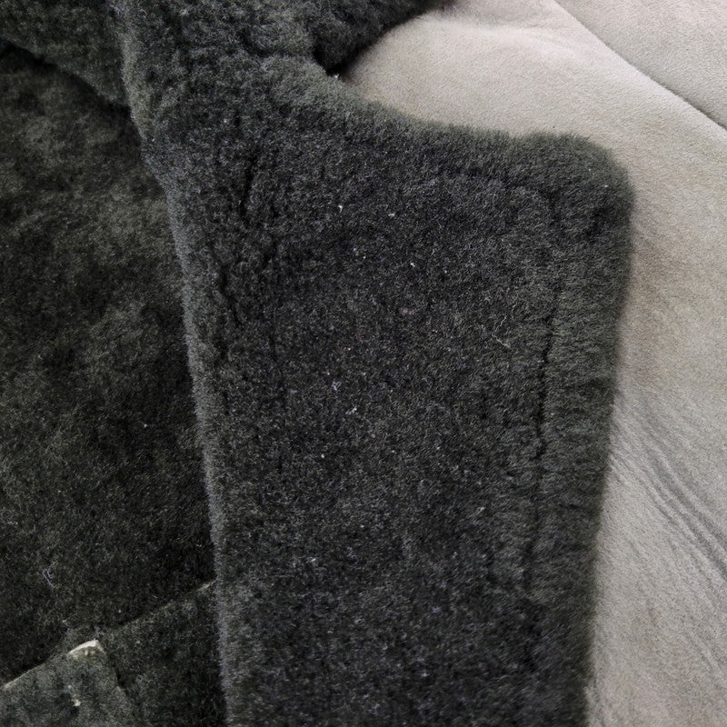 【中古品】【メンズ】 CANTERBURY カンタベリー DOUBLE FACE SHEARLING LEATHER SUEDE MOUTON DUFFEL COAT ダブルフェイス シェアリング レザー スエード マウンテンダッフルコート 146-260718-as-13-izu サイズ：14 カラー：グリーン 万代Net店