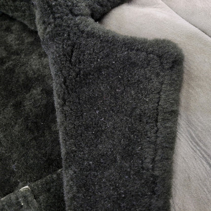 【中古品】【メンズ】 CANTERBURY カンタベリー DOUBLE FACE SHEARLING LEATHER SUEDE MOUTON DUFFEL COAT ダブルフェイス シェアリング レザー スエード マウンテンダッフルコート 146-260718-as-13-izu サイズ：14 カラー：グリーン 万代Net店