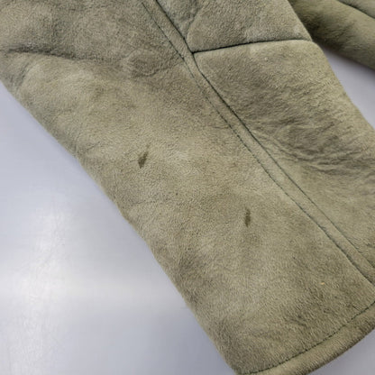 【中古品】【メンズ】 CANTERBURY カンタベリー DOUBLE FACE SHEARLING LEATHER SUEDE MOUTON DUFFEL COAT ダブルフェイス シェアリング レザー スエード マウンテンダッフルコート 146-260718-as-13-izu サイズ：14 カラー：グリーン 万代Net店