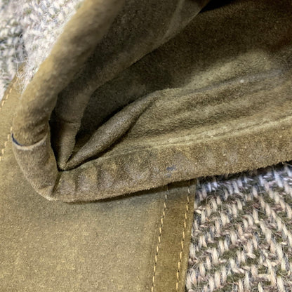 【中古品】【メンズ】 BELL MAXIM ベルマキシム 616 切替 SUEDE WOOL JACKET スウェード ウール ジャケット アウター 146-260905-cs-21-izu サイズ：M カラー：カーキ 万代Net店