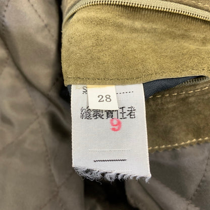 【中古品】【メンズ】 BELL MAXIM ベルマキシム 616 切替 SUEDE WOOL JACKET スウェード ウール ジャケット アウター 146-260905-cs-21-izu サイズ：M カラー：カーキ 万代Net店