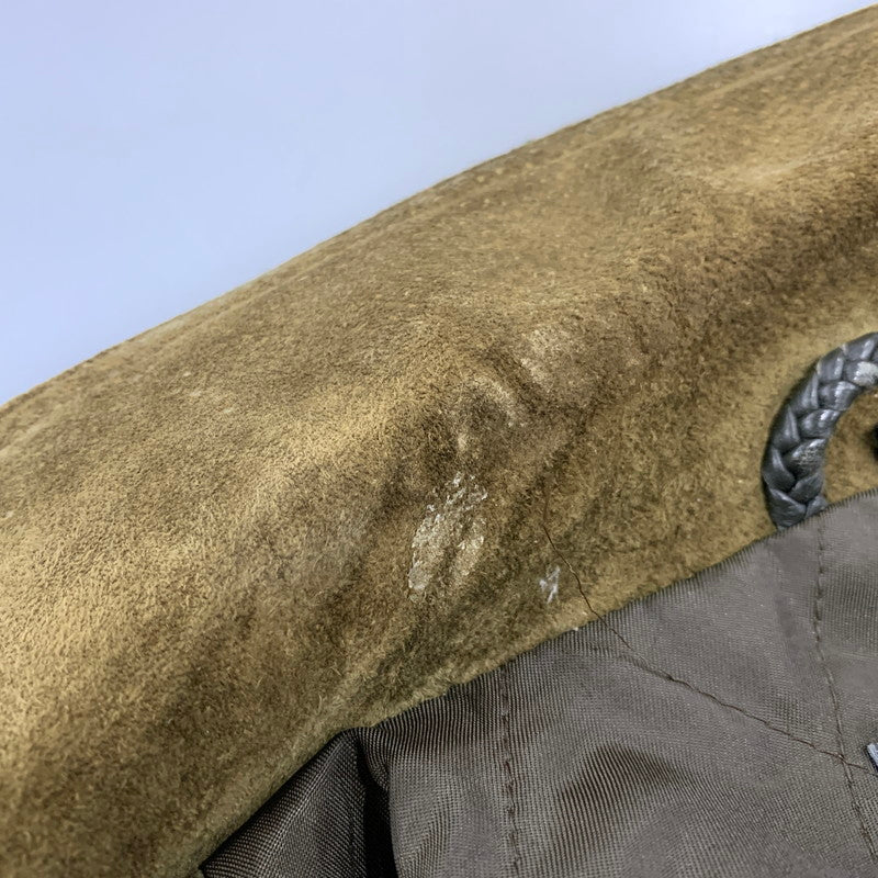 【中古品】【メンズ】 BELL MAXIM ベルマキシム 616 切替 SUEDE WOOL JACKET スウェード ウール ジャケット アウター 146-260905-cs-21-izu サイズ：M カラー：カーキ 万代Net店