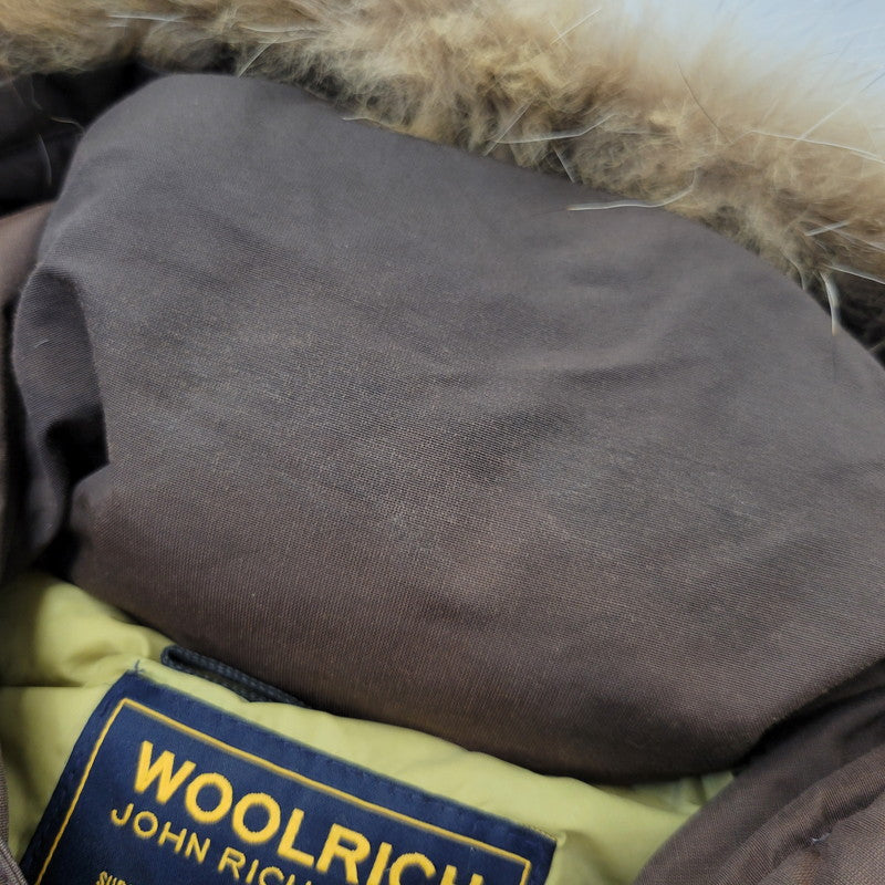 【現状渡し品】【メンズ】 WOOLRICH ウールリッチ ARCTIC PARKA 1302045 アークティックパーカ ジャケット 144-260903-as-30-izu サイズ：L カラー：ブラウン系 万代Net店