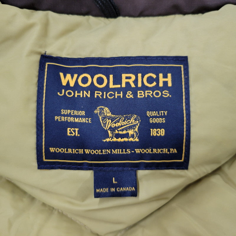 【現状渡し品】【メンズ】 WOOLRICH ウールリッチ ARCTIC PARKA 1302045 アークティックパーカ ジャケット 144-260903-as-30-izu サイズ：L カラー：ブラウン系 万代Net店
