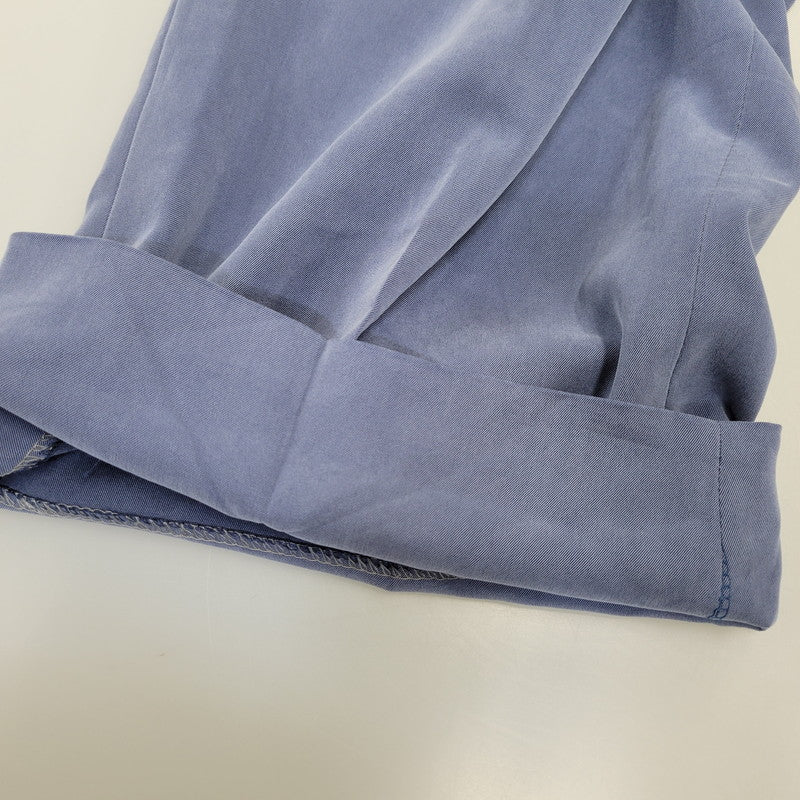 【中古品】【メンズ】 CHRISTIAN DIOR MONSIEUR クリスチャン ディオール ムッシュ 2-TUCK LINEN PANTS 2タック リネンパンツ 157-260718-as-31-izu サイズ：82 カラー：ブルー 万代Net店