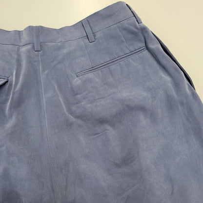 【中古品】【メンズ】 CHRISTIAN DIOR MONSIEUR クリスチャン ディオール ムッシュ 2-TUCK LINEN PANTS 2タック リネンパンツ 157-260718-as-31-izu サイズ：82 カラー：ブルー 万代Net店