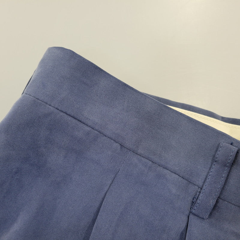 【中古品】【メンズ】 CHRISTIAN DIOR MONSIEUR クリスチャン ディオール ムッシュ 2-TUCK LINEN PANTS 2タック リネンパンツ 157-260718-as-31-izu サイズ：82 カラー：ブルー 万代Net店
