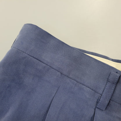 【中古品】【メンズ】 CHRISTIAN DIOR MONSIEUR クリスチャン ディオール ムッシュ 2-TUCK LINEN PANTS 2タック リネンパンツ 157-260718-as-31-izu サイズ：82 カラー：ブルー 万代Net店