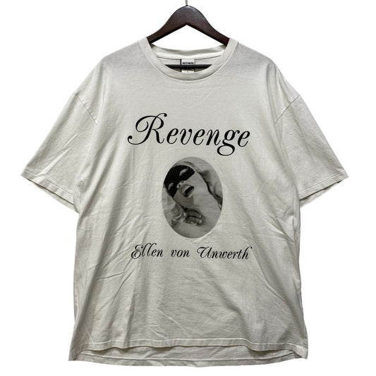 【中古品】【メンズ】 WACKO MARIA×ELLEN VON UNWERTH ワコマリア エレン フォン アンワース 25SS WASHED HEAVY WEIGHT T-SHIRT (TYPE-1) ウォッシュド ヘビー ウェイト Tシャツ トップス 半袖 142-260730-cs-11-izu サイズ：L カラー：ホワイト 万代Net店