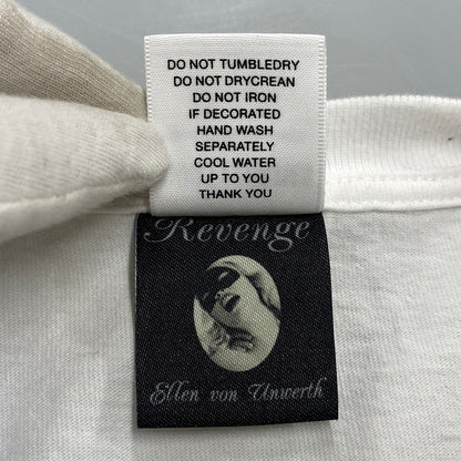 【中古品】【メンズ】 WACKO MARIA×ELLEN VON UNWERTH ワコマリア エレン フォン アンワース 25SS WASHED HEAVY WEIGHT T-SHIRT (TYPE-1) ウォッシュド ヘビー ウェイト Tシャツ トップス 半袖 142-260730-cs-11-izu サイズ：L カラー：ホワイト 万代Net店