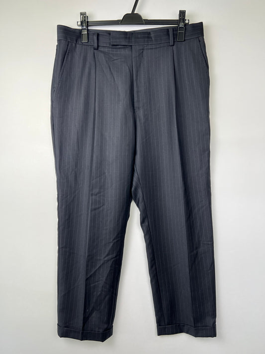 【現状渡し品】【メンズ】 WACKO MARIA ワコマリア × ERMENEGILDO ZEGNA エルメネジルド・ゼニア 別注 コラボ PLEATED TROUSERS ( TYPE-2 ) プレーテッド トラウザーズ ボトムス パンツ スラックス 158-260801-kk-28-hon サイズ：XL カラー：BLACK 万代Net店