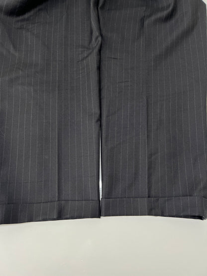 【現状渡し品】【メンズ】 WACKO MARIA ワコマリア × ERMENEGILDO ZEGNA エルメネジルド・ゼニア 別注 コラボ PLEATED TROUSERS ( TYPE-2 ) プレーテッド トラウザーズ ボトムス パンツ スラックス 158-260801-kk-28-hon サイズ：XL カラー：BLACK 万代Net店