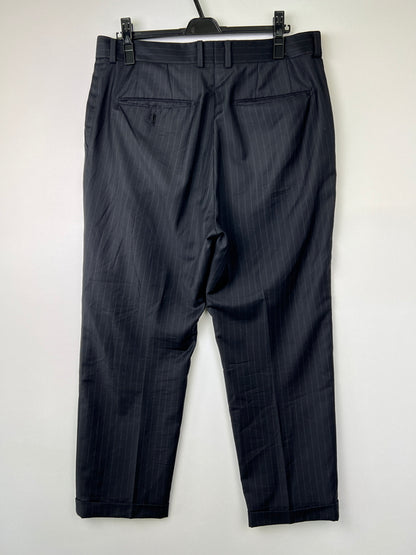 【現状渡し品】【メンズ】 WACKO MARIA ワコマリア × ERMENEGILDO ZEGNA エルメネジルド・ゼニア 別注 コラボ PLEATED TROUSERS ( TYPE-2 ) プレーテッド トラウザーズ ボトムス パンツ スラックス 158-260801-kk-28-hon サイズ：XL カラー：BLACK 万代Net店