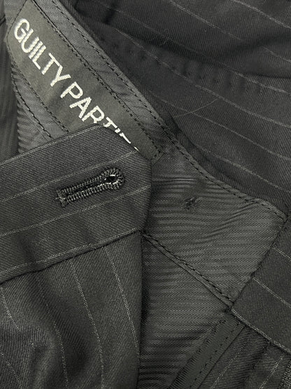 【現状渡し品】【メンズ】 WACKO MARIA ワコマリア × ERMENEGILDO ZEGNA エルメネジルド・ゼニア 別注 コラボ PLEATED TROUSERS ( TYPE-2 ) プレーテッド トラウザーズ ボトムス パンツ スラックス 158-260801-kk-28-hon サイズ：XL カラー：BLACK 万代Net店