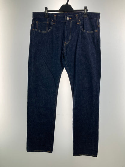 【中古品】【メンズ】 CALEE キャリー VINTAGE STRAIGHT DENIM PANTS ヴィンテージ ストレート デニム パンツ ボトムス 157-260917-YS-14-hon サイズ：34 カラー：インディゴブルー 万代Net店