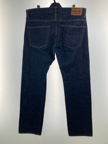 【中古品】【メンズ】 CALEE キャリー VINTAGE STRAIGHT DENIM PANTS ヴィンテージ ストレート デニム パンツ ボトムス 157-260917-YS-14-hon サイズ：34 カラー：インディゴブルー 万代Net店