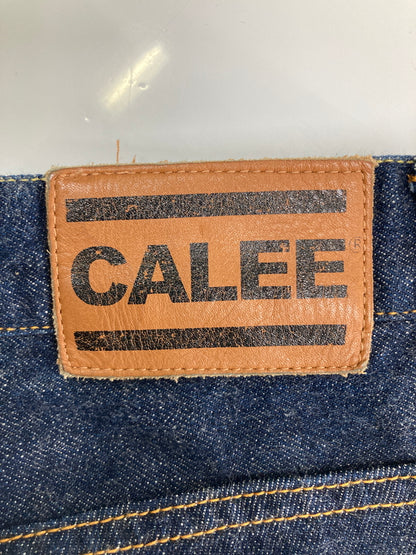 【中古品】【メンズ】 CALEE キャリー VINTAGE STRAIGHT DENIM PANTS ヴィンテージ ストレート デニム パンツ ボトムス 157-260917-YS-14-hon サイズ：34 カラー：インディゴブルー 万代Net店