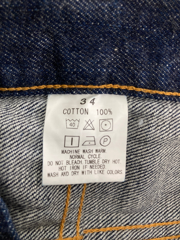 【中古品】【メンズ】 CALEE キャリー VINTAGE STRAIGHT DENIM PANTS ヴィンテージ ストレート デニム パンツ ボトムス 157-260917-YS-14-hon サイズ：34 カラー：インディゴブルー 万代Net店