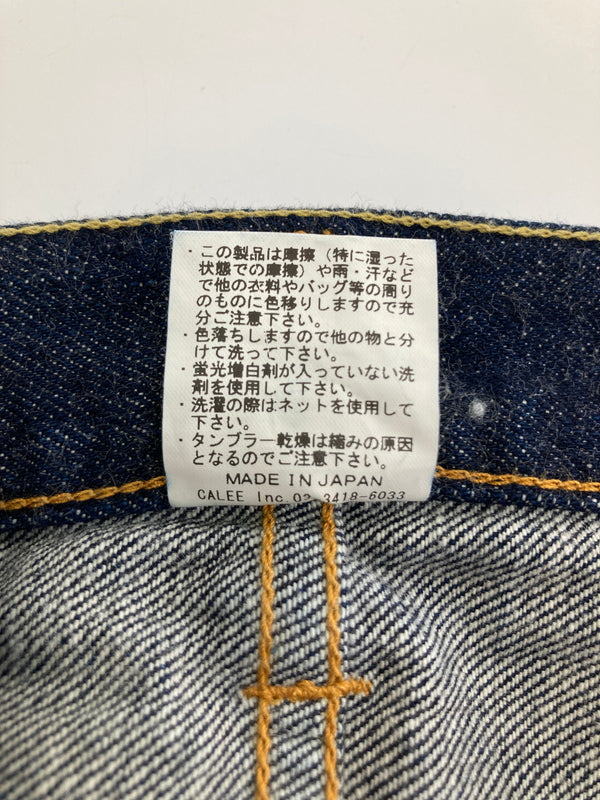 【中古品】【メンズ】 CALEE キャリー VINTAGE STRAIGHT DENIM PANTS ヴィンテージ ストレート デニム パンツ ボトムス 157-260917-YS-14-hon サイズ：34 カラー：インディゴブルー 万代Net店