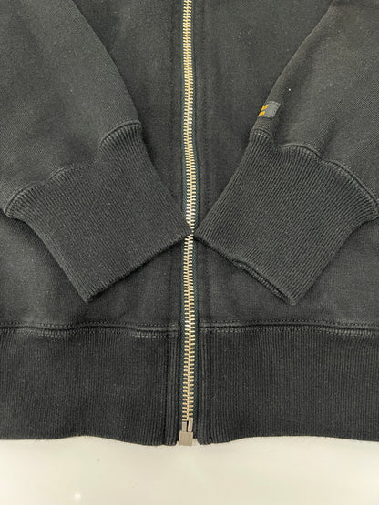 【中古品】【メンズ】 THE FLAT HEAD Baldos フラットヘッド Native Pattern Full Zip Sweatshirt Hoodie ネイティブ パターン フルジップ スウェット パーカー 145-260808-SH-19-hon サイズ：M カラー：ブラック 万代Net店
