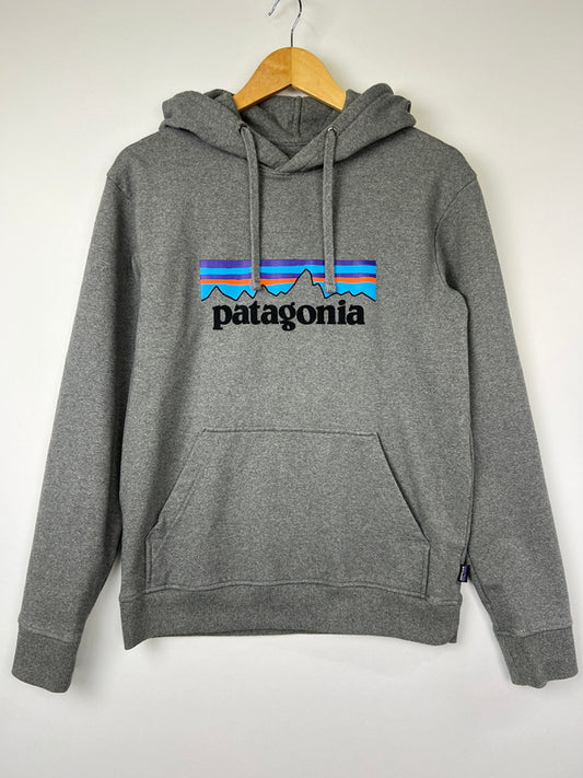 【中古品】【メンズ】 Patagonia パタゴニア P-6 Logo Uprisal Hoody 39539 P-6ロゴ・アップライザル・フーディ トップス 147-260808-SH-22-hon サイズ：S カラー：グレー 万代Net店