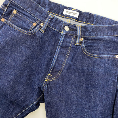 【現状渡し品】【メンズ】 RON HERMAN ロンハーマン DENIM デニム 2620600216 赤耳 1836 BUTTONFLY DENIM PANTS バタフライ デニム パンツ ズボン ボトムス 158-260809-ya-03-izu サイズ：31 カラー：インディゴ 万代Net店