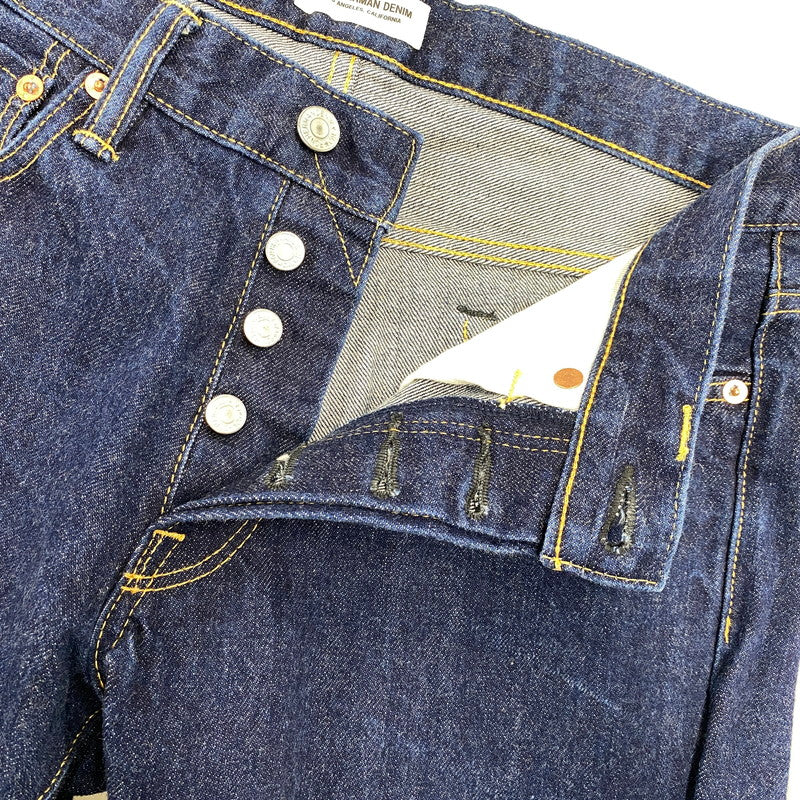 【現状渡し品】【メンズ】 RON HERMAN ロンハーマン DENIM デニム 2620600216 赤耳 1836 BUTTONFLY DENIM PANTS バタフライ デニム パンツ ズボン ボトムス 158-260809-ya-03-izu サイズ：31 カラー：インディゴ 万代Net店