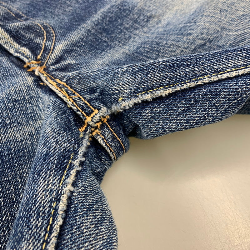 【中古品】【メンズ】 SUGARCANE シュガーケーン 刻印98 緑耳 V STITCH 1998年製 BUTTONFLY DENIM PANTS ボタンフライ デニム パンツ ズボン ボトムス 156-260818-ya-02-izu サイズ：下記参照 カラー：インディゴ 万代Net店