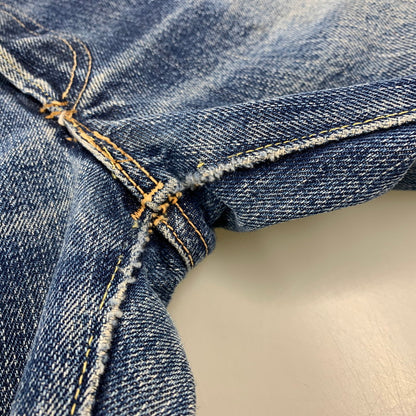 【中古品】【メンズ】 SUGARCANE シュガーケーン 刻印98 緑耳 V STITCH 1998年製 BUTTONFLY DENIM PANTS ボタンフライ デニム パンツ ズボン ボトムス 156-260818-ya-02-izu サイズ：下記参照 カラー：インディゴ 万代Net店