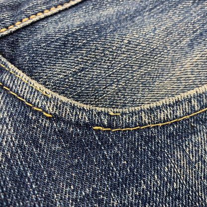【中古品】【メンズ】 SUGARCANE シュガーケーン 刻印98 緑耳 V STITCH 1998年製 BUTTONFLY DENIM PANTS ボタンフライ デニム パンツ ズボン ボトムス 156-260818-ya-02-izu サイズ：下記参照 カラー：インディゴ 万代Net店