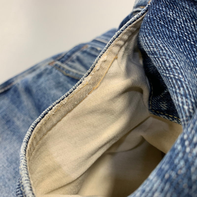 【中古品】【メンズ】 SUGARCANE シュガーケーン 刻印98 緑耳 V STITCH 1998年製 BUTTONFLY DENIM PANTS ボタンフライ デニム パンツ ズボン ボトムス 156-260818-ya-02-izu サイズ：下記参照 カラー：インディゴ 万代Net店