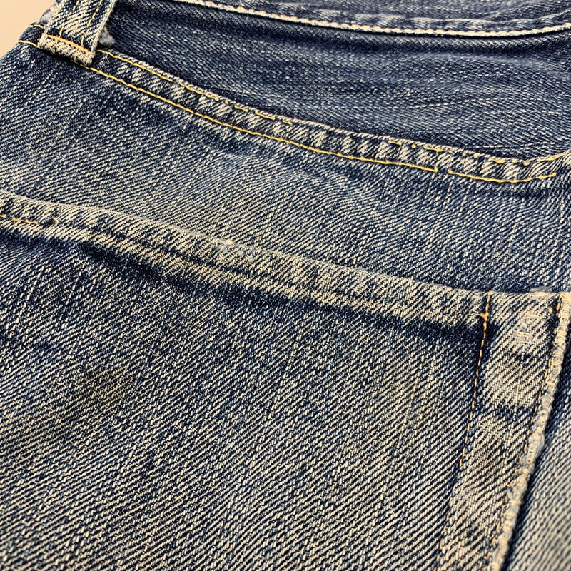 【中古品】【メンズ】 SUGARCANE シュガーケーン 刻印98 緑耳 V STITCH 1998年製 BUTTONFLY DENIM PANTS ボタンフライ デニム パンツ ズボン ボトムス 156-260818-ya-02-izu サイズ：下記参照 カラー：インディゴ 万代Net店