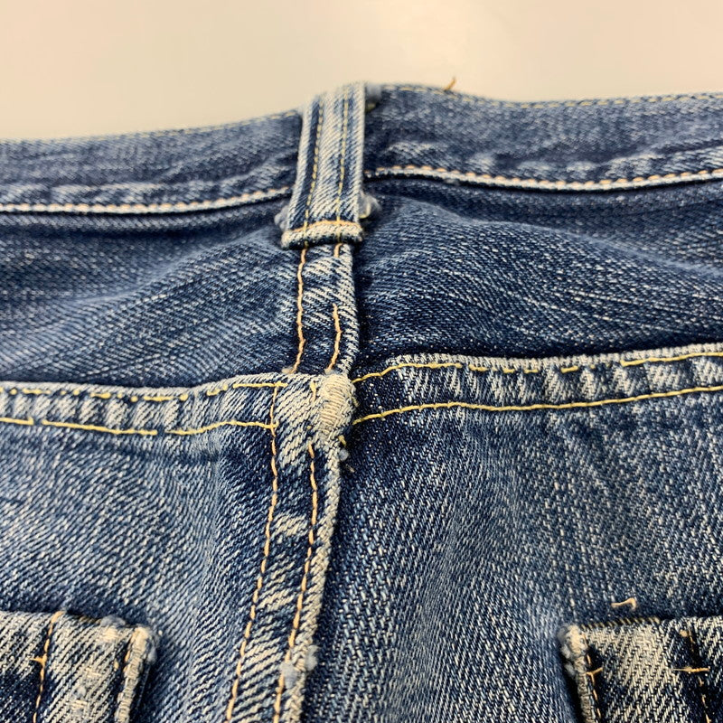 【中古品】【メンズ】 SUGARCANE シュガーケーン 刻印98 緑耳 V STITCH 1998年製 BUTTONFLY DENIM PANTS ボタンフライ デニム パンツ ズボン ボトムス 156-260818-ya-02-izu サイズ：下記参照 カラー：インディゴ 万代Net店