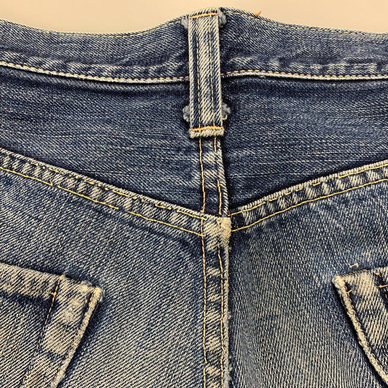 【中古品】【メンズ】 SUGARCANE シュガーケーン 刻印98 緑耳 V STITCH 1998年製 BUTTONFLY DENIM PANTS ボタンフライ デニム パンツ ズボン ボトムス 156-260818-ya-02-izu サイズ：下記参照 カラー：インディゴ 万代Net店