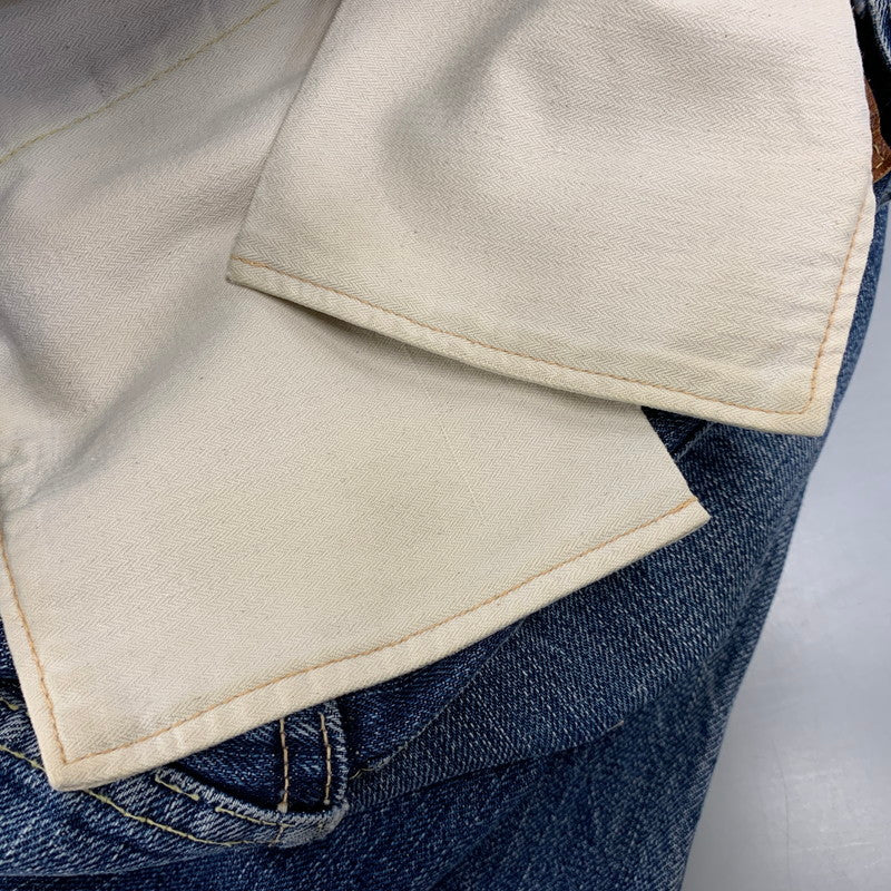 【中古品】【メンズ】 SUGARCANE シュガーケーン 刻印98 緑耳 V STITCH 1998年製 BUTTONFLY DENIM PANTS ボタンフライ デニム パンツ ズボン ボトムス 156-260818-ya-02-izu サイズ：下記参照 カラー：インディゴ 万代Net店